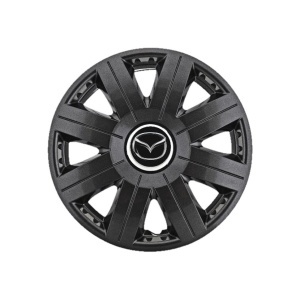 Set 4 Capace Roti 15 inchi (R15) Cosmos Negru, Compatibile cu Mazda - Img 3
