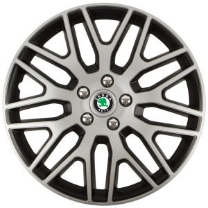 Set 4 Capace Roti 15 inchi (R15) Dakar Gri-Negru, Compatibile Cu Skoda