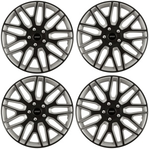 Set 4 Capace Roti 15 inchi (R15) Dakar Negru-Gri, Compatibile Cu Smart - Img 2