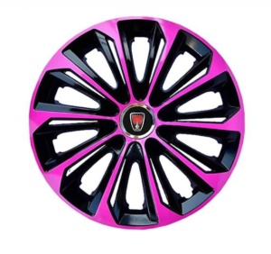 Set 4 capace roti 15 inchi (R15) Extra Strong Pink, Compatibile Cu Range Rover
