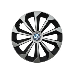 Set 4 Capace Roti 15 inchi (R15) Fame Gri-Negru, Compatibile Cu Volkswagen - Img 3