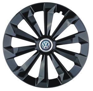 Set 4 Capace Roti 15 inchi (R15) Fame Negru, Compatibile Cu Volkswagen