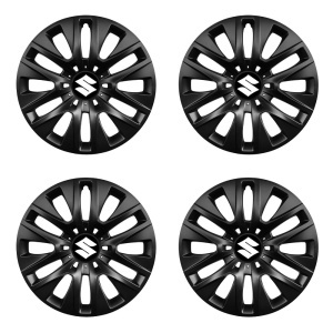 Set 4 capace roti 16 inchi (R16) compatibile SUZUKI, Model 429 Black - Img 2
