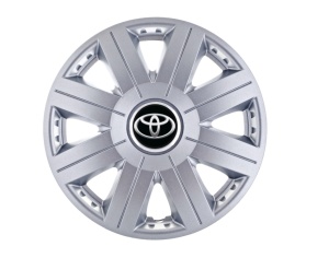 Set 4 capace roti 16 inchi (R16) Cosmos Gri, Compatibil Cu Toyota