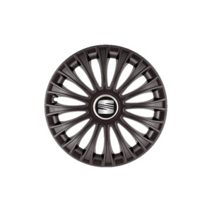Set 4 capace roti 16 inchi (R16) Dino Negru, Compatibil Cu Seat - Img 3