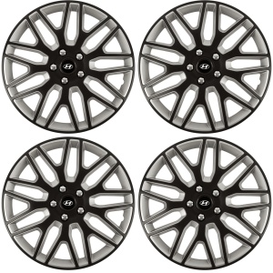Set 4 Capace Roti 17 inchi (R17) Dakar Negru-Gri, Compatibile Cu Hyundai - Img 2