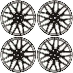 Set 4 Capace Roti 17 inchi (R17) Dakar Negru-Gri, Compatibile Cu Seat - Img 2
