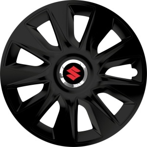 Set 4 Capace Roti 17 inchi (R17) Stratos Negru, Compatibile Cu Suzuki