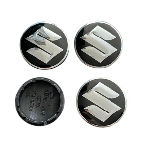 Set 4 capace roti 56mm Suzuki Negru compatibil/inlocuitor janta aliaj - Img 2