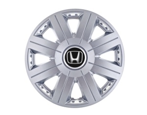 Set 4 capace roti Cosmos cromat R15, pentru gama auto Honda - Img 1