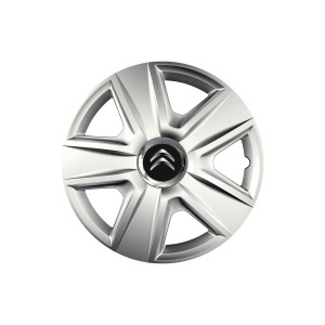 Set 4 capace roti Cu Inel Cromat Esprit R16 Compatibil Cu Citroen - Img 3