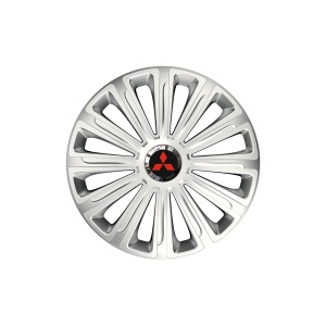 Set 4 capace roti Cu Inel Cromat Trend R16 pentru gama auto Mitsubisi - Img 1