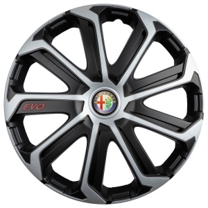 Set 4 Capace Roti Evo Gri-Negru R14, Pentru ALFA ROMEO