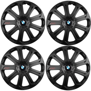 Set 4 Capace Roti Evo Negru R15, Pentru BMW - Img 2