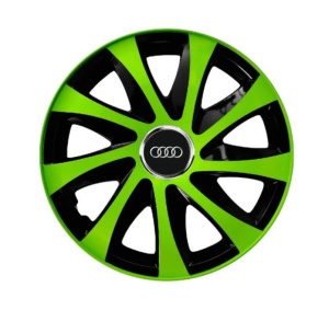 Set 4 capace roti Extra drift green R15 Compatibil Cu Audi