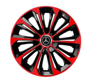 Set 4 capace roti Extra Strong Red R15 pentru gama auto Mercedes - Img 1