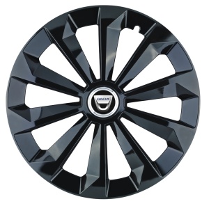 Set 4 capace roti Fame Negru R14 pentru gama auto Dacia - Img 1