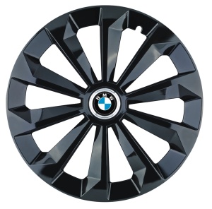 Set 4 capace roti Fame Negru R16 pentru gama auto BMW - Img 1