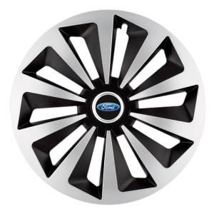 Set 4 capace roti Fox Gri-Negru R16 Compatibil Cu Ford