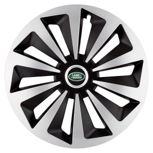 Set 4 capace roti Fox Gri-Negru R17 pentru gama auto Land Rover - Img 3