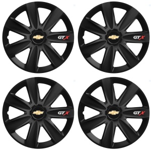 Set 4 Capace Roti GTX Carbon Negru R17, Pentru Chevrolet - Img 2