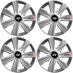 Set 4 Capace Roti GTX Gri R17, Pentru Hyundai - Img 2