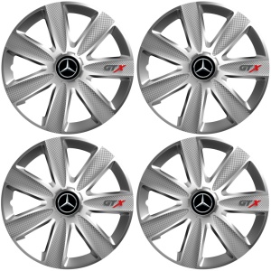 Set 4 Capace Roti GTX Gri R17, Pentru Mercedes - Img 2