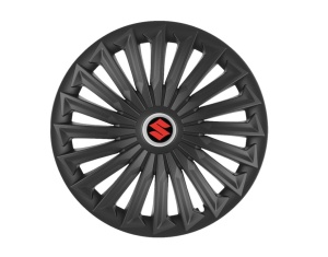 Set 4 capace roti Joy Negru R15 Compatibil Cu Suzuki