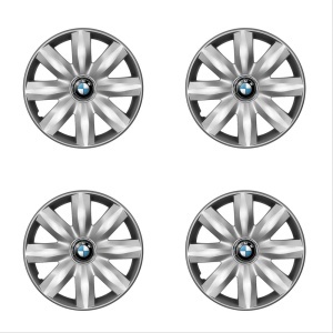 Set 4 capace roti potrivite jantelor de 14 inchi (R14) compatibile Bmw, Model - 221 - Img 2
