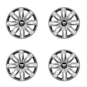Set 4 capace roti potrivite jantelor de 14 inchi (R14) compatibile Dacia, Model - 221 - Img 2