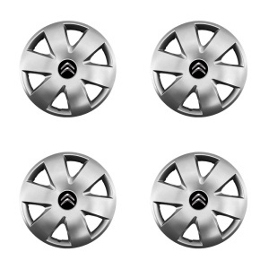 Set 4 capace roti potrivite jantelor de 15 inch (R15) compatibile Citroen, Model - 308 - Img 2