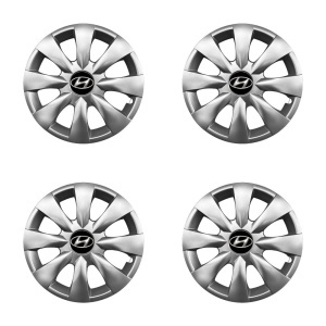 Set 4 capace roti potrivite jantelor de 15 inchi (R15) compatibile Hyundai, Model - 316 - Img 2
