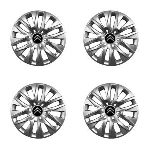 Set 4 capace roti potrivite jantelor de 16 inch (R16) compatibile gama CITROEN model - 429 - Img 2
