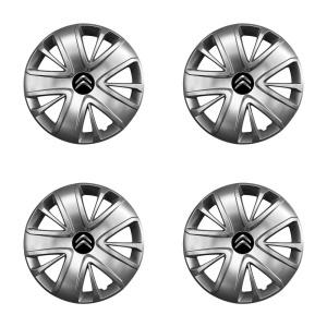 Set 4 capace roti potrivite jantelor de 16 inch (R16) compatibile gama CITROEN model - 428 - Img 2