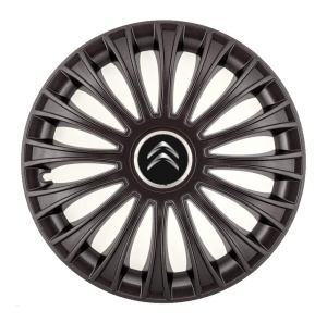 Set 4 Capace Roti, potrivite jantelor de R14, pentru Citroen, model dino Negru - Img 1