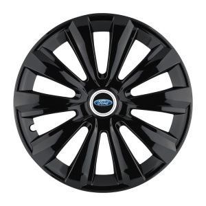 Set 4 Capace Roti, potrivite jantelor de R15, pentru Ford, model delta negru - Img 3