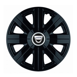 Set 4 Capace Roti, potrivite jantelor de R16, pentru Dacia, model Cosmos Negru - Img 1