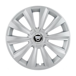 Set 4 Capace Roti, potrivite jantelor de R16, pentru Dacia, model delta cromat - Img 3