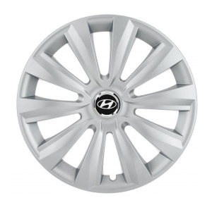 Set 4 Capace Roti, potrivite jantelor de R16, pentru Hyundai, model delta cromat