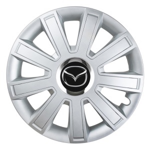 Set 4 Capace Roti, potrivite jantelor de R16, pentru Mazda, model flash cromat - Img 3