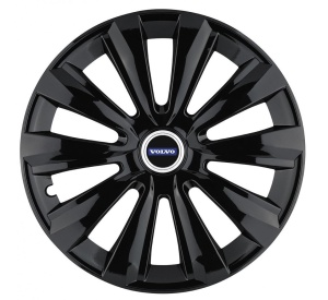 Set 4 Capace Roti, potrivite jantelor de R16, pentru Volvo, model delta negru - Img 1