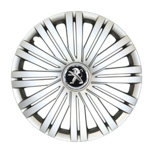 Set 4 Capace Roti R16, Potrivite Jantelor de 16 inch, Pentru Peugeot, Model 422 - Img 3