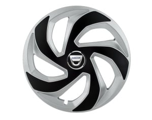 Set 4 capace roti Rex Gri-Negru R16 Compatibil Cu Dacia