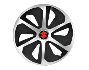 Set 4 capace roti Roco Gri-Negru R13 pentru gama auto Suzuki