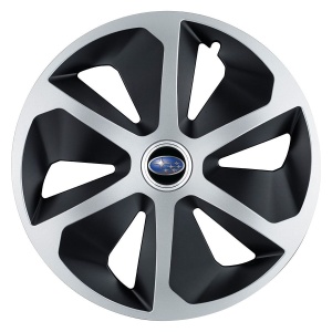 Set 4 capace roti Roco Gri-Negru R17 pentru gama auto Subaru - Img 3