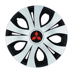 Set 4 Capace Roti Top Gri-Negru R15, Compatibil Cu Mitsubishi - Img 3
