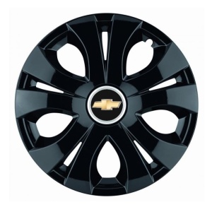 Set 4 Capace Roti Top Negru R15, Compatibil Cu Chevrolet - Img 1