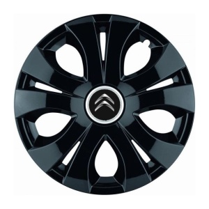 Set 4 Capace Roti Top Negru R15, Compatibil Cu Citroen - Img 3