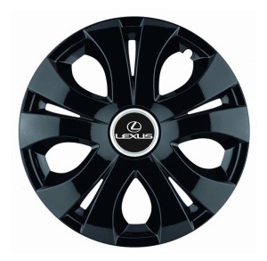 Set 4 Capace Roti Top Negru R15, Compatibil Cu Lexus