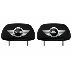 Set 5 huse tetiere negre, pentru gama auto MINI